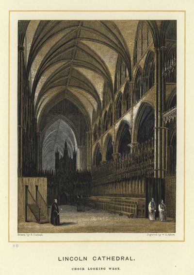 Lincoln Cathedral, kor ser vest av English School