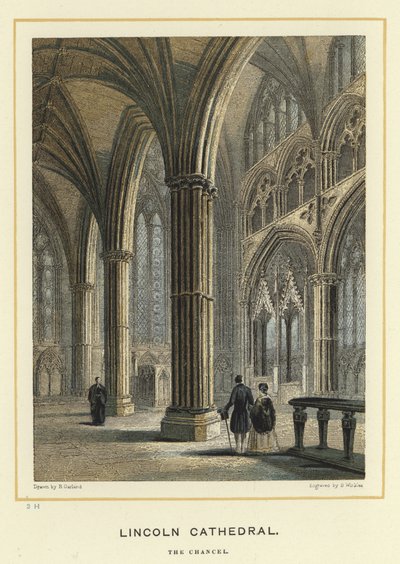 Lincoln Cathedral, koret av English School