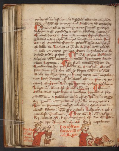 Lindisfarne-evangeliene, Cotton MS Nero A IV, f. 110v (vellum) av English School