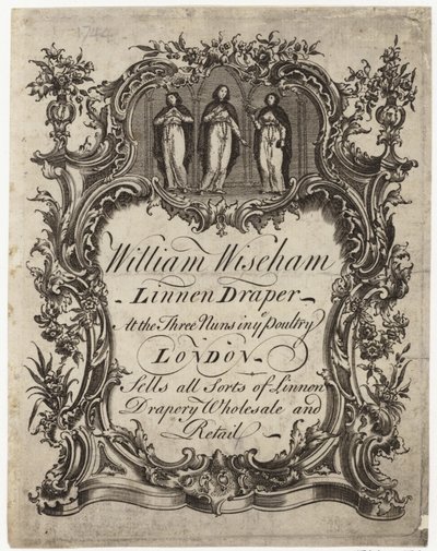 Linen Draper, William Wiseham, byttekort av English School