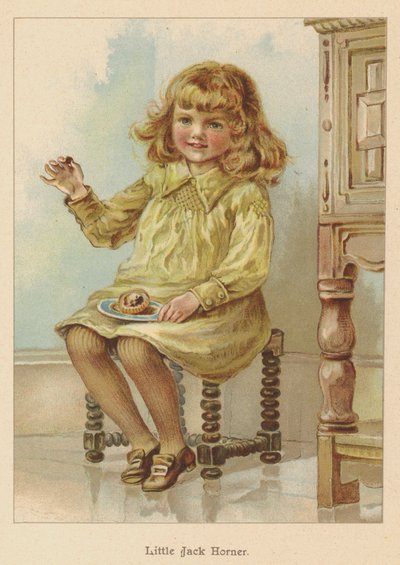 Lille Jack Horner (chromolitho) av English School