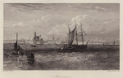 Liverpool (farge litho) av English School