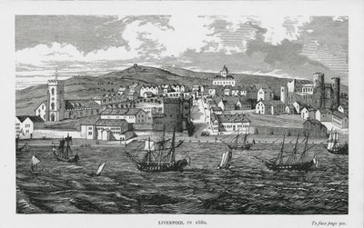 Liverpool i 1680 (gravering) av English School