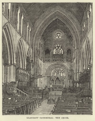 Llandaff katedral, koret av English School