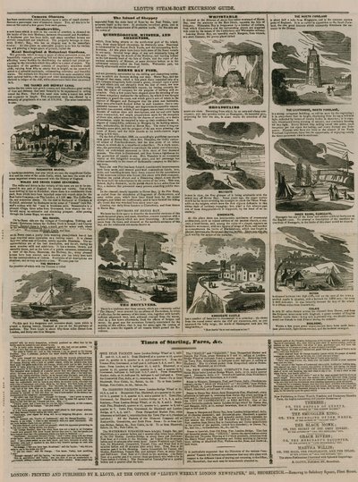 Lloyds Steam-Boat Excursion Guide av English School
