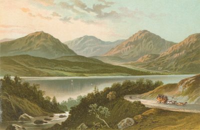 Loch Lomond fra veien til Stronaclacher av English School