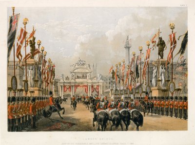 London Bridge, holdt av Honorable Artillery Company of London, 7. mars 1863 av English School