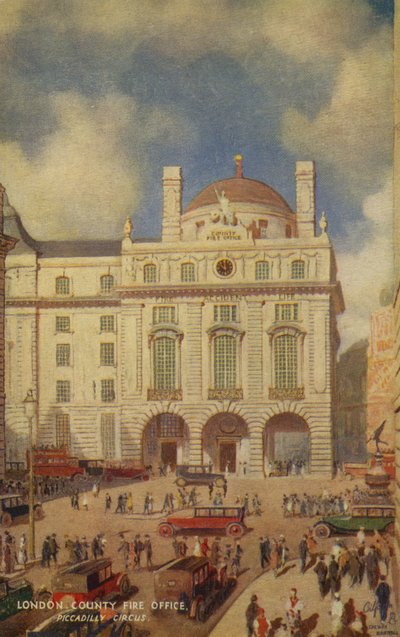 London County brannkontor, Piccadilly Circus av English School