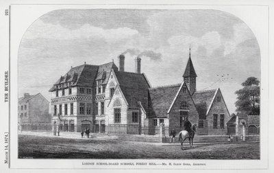 London School-Board Schools, Forest Hill (gravering) av English School