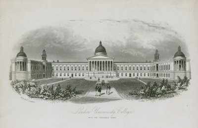 London University College, med de tiltenkte vingene av English School