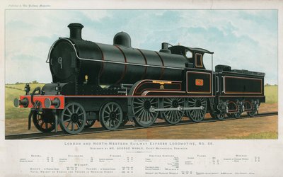 London og North-Western Railway Express Lokomotiv av English School