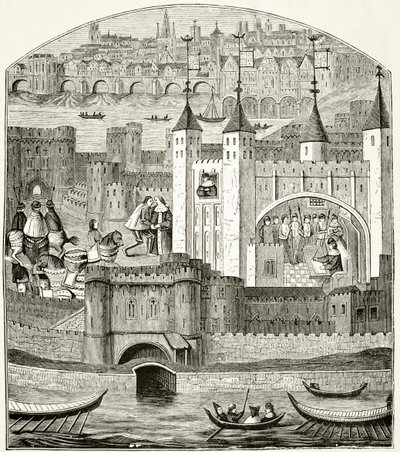London og Tower of London på 1400-tallet, fra 