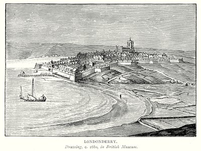 Londonderry (Gravur) von English School