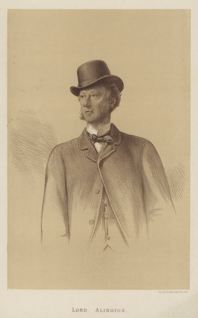 Lord Alington (litho) av English School