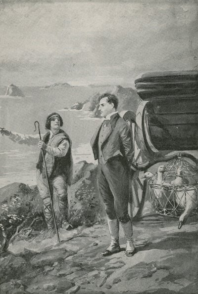 Lord Byron geht ausreiten von English School