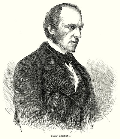 Lord Canning (gravering) av English School