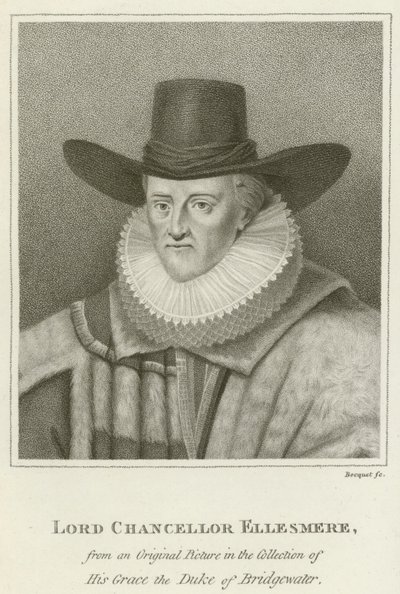 Lord Chancellor Ellesmere (gravering) av English School