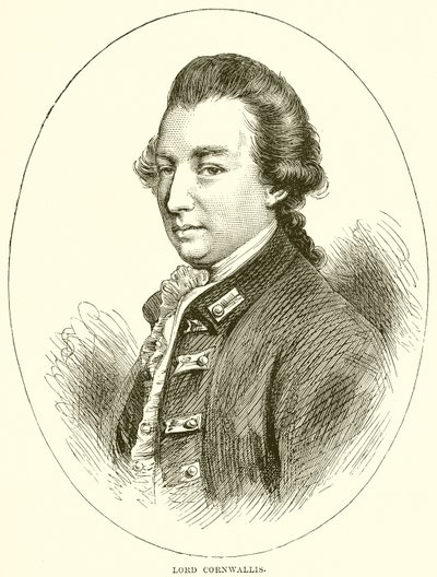 Lord Cornwallis av English School