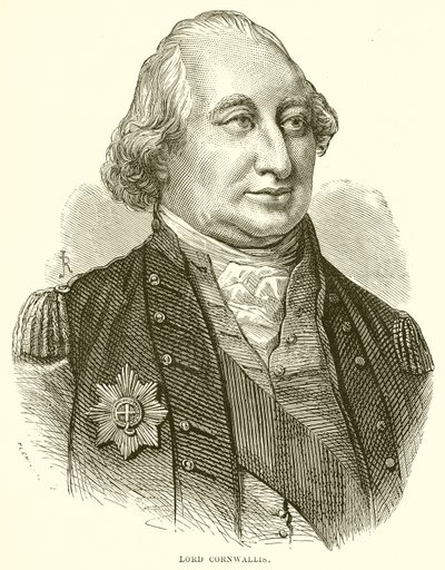 Lord Cornwallis av English School