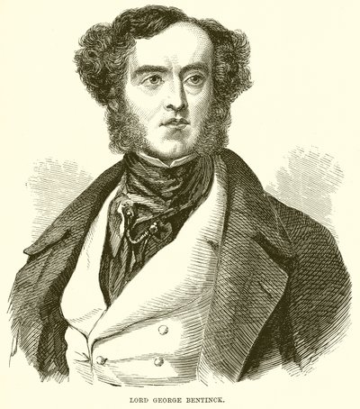 Lord George Bentinck av English School