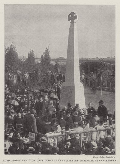 Lord George Hamilton avduker Kent Martyrs
