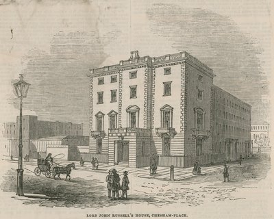Lord John Russells hus, Chesham Place, Belgrave Square av English School