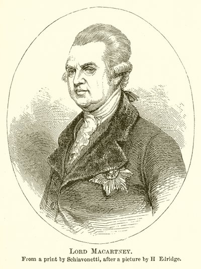 Lord Macartney av English School
