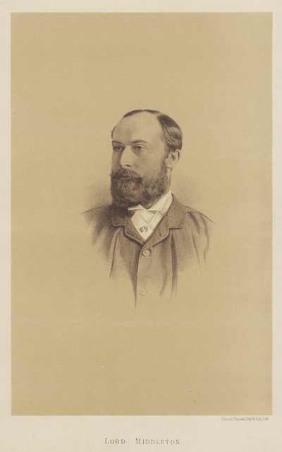 Lord Middleton (litho) av English School