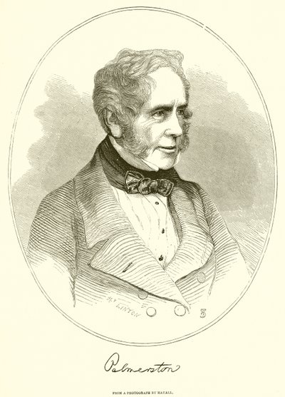 Lord Palmerston av English School