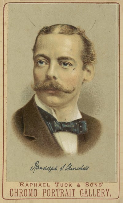 Lord Randolph Churchill av English School