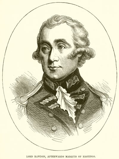 Lord Rawdon, etterpå Marquis of Hastings av English School