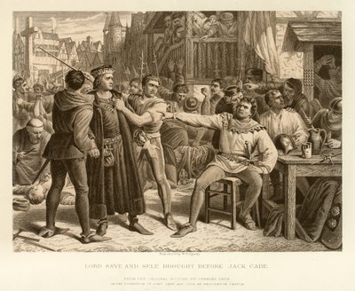 Lord Saye og Sele førte Jack Cade av English School