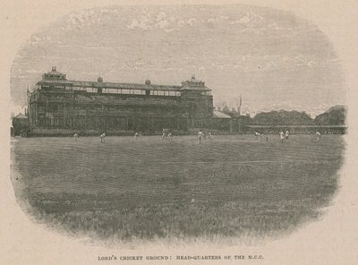 Lords Cricket Ground, hovedkvarteret til MCC av English School
