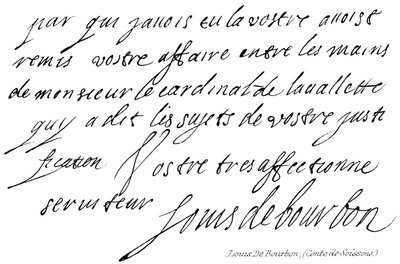 Louis De Bourbon, (Tale of Soissons) av English School