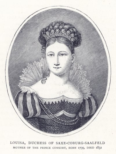 Louisa, hertuginne av Sachsen-Coburg-Saalfeld av English School