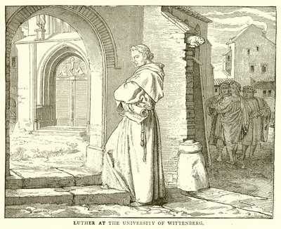 Luther ved Universitetet i Wittenberg av English School