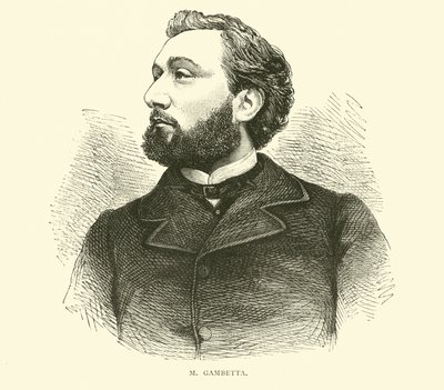 M Gambetta, september 1870 av English School