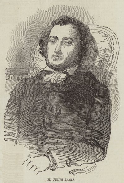 M Jules Janin (gravering) av English School