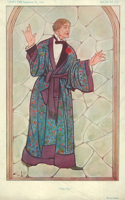 M Lou-Tellegen, Dorian Gray, 10. september 1913, tegneserie Vanity Fair av English School