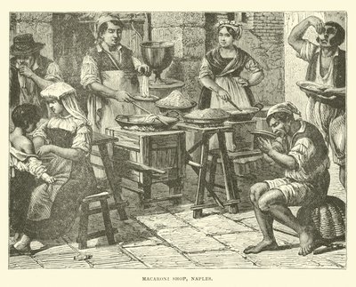 Makaronibutikk, Napoli av English School