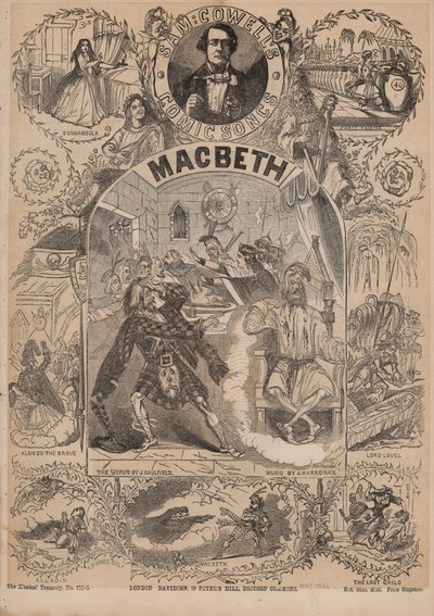 Macbeth, eines von Sam Cowells komischen Liedern von English School