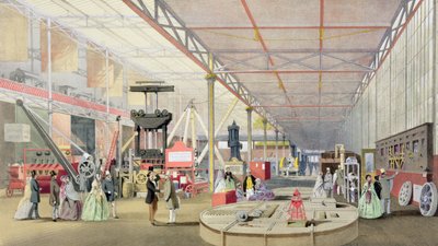 Machinery, fra Dickinsons Comprehensive Pictures of the Great Exhibition of 1851, publisert 1854 av English School