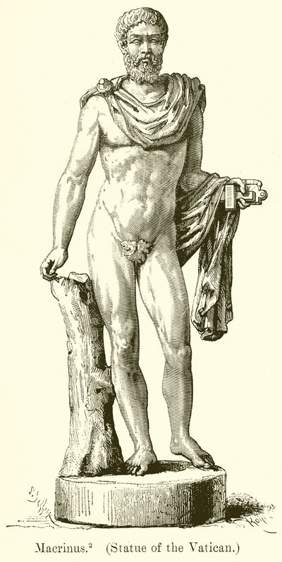 Macrinus. (Statue av Vatikanet) av English School