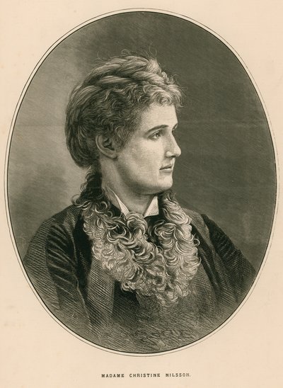 Madam Christine Nilsson (Christina Nillson, grevinne de Casa Miranda) av English School