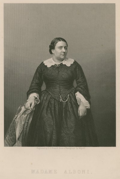 Madame Albani, sopran; fotografi av English School