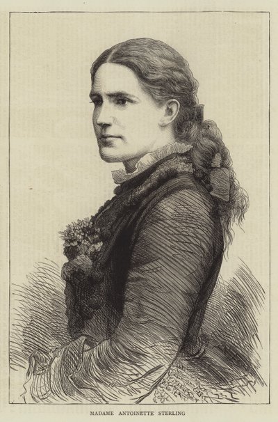Madame Antoinette Sterling (gravering) av English School