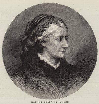 Madame Clara Schumann (gravering) av English School