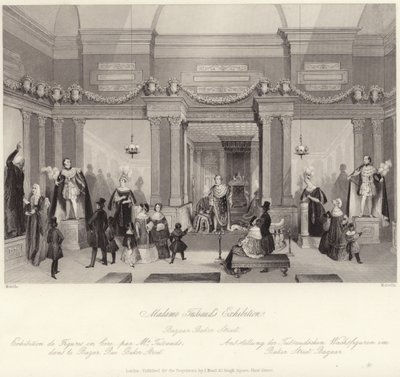 Madame Tussauds utstilling i basaren på Baker Street av English School