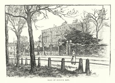 Maid of Honour Row (Gravur) von English School