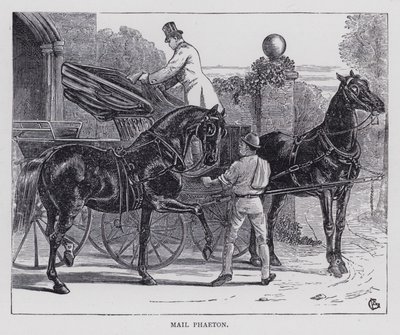 Mail Phaeton (gravering) av English School